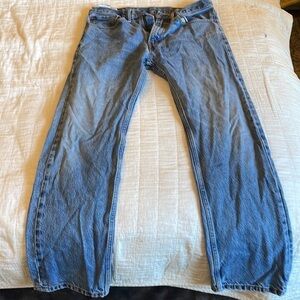 Levi’s 505 straight leg denim jeans 34x32